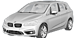BMW F45 P1B2B Fault Code